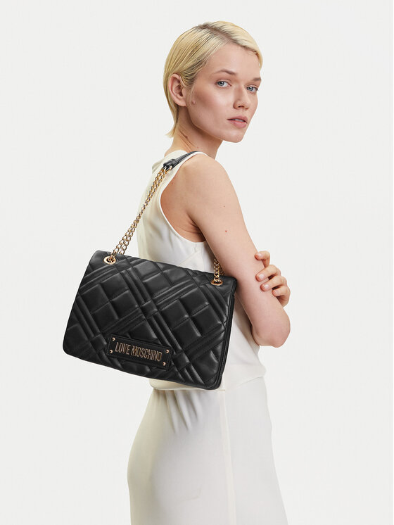 LOVE MOSCHINO Kabelka LOVE MOSCHINO JC4153PP1MLA0000 Černá