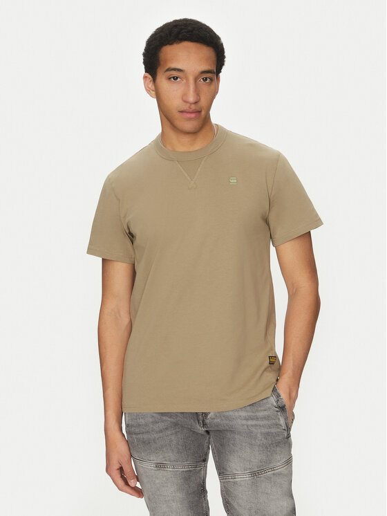 G-Star Raw G-Star Raw Camiseta Nifous D24449-336 Caqui Regular Fit