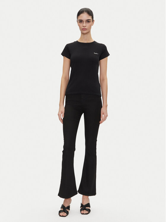 Pepe Jeans Pepe Jeans Футболка PL506037 Чорний Regular Fit