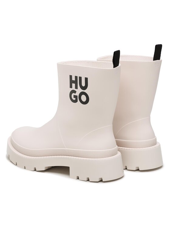 HUGO Cizme de cauciuc Hugo 50498090 Écru