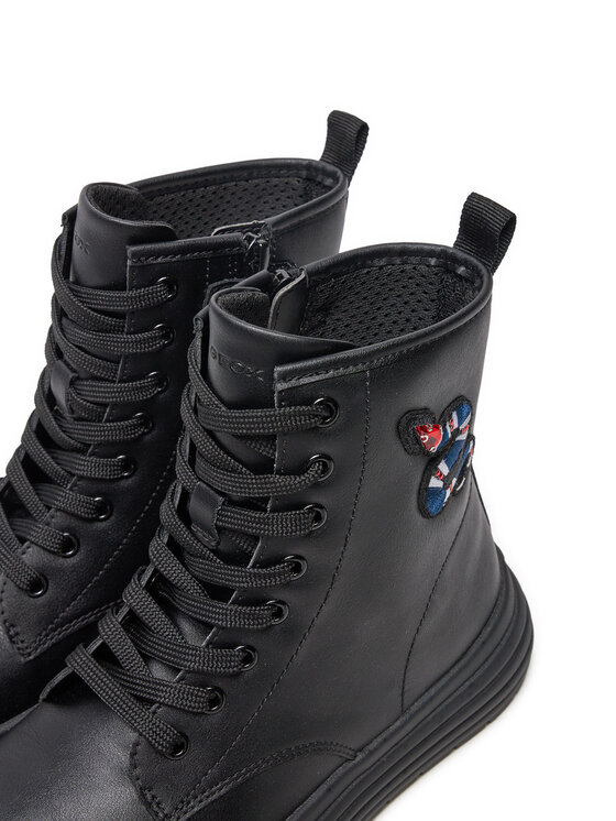 Geox Zimski škornji Geox J Phaolae Girl J46ETD 000BC C9999 S Črna