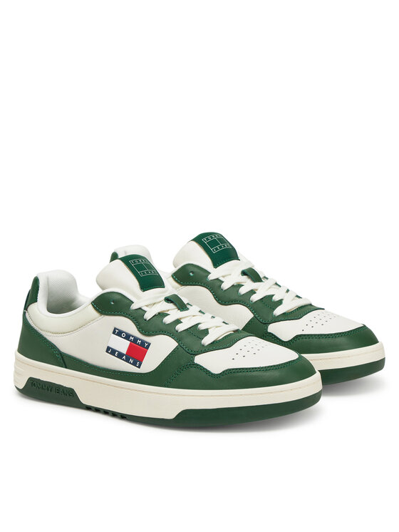 Tommy Jeans Laisvalaikio batai Tommy Jeans (New) Tjm Cupsole Leather Ess EM0EM01443 Balta