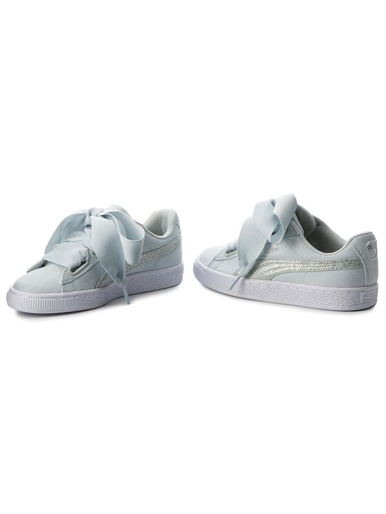 Puma Laisvalaikio batai Puma Basket Heart Canvas 366495 03 Žalia