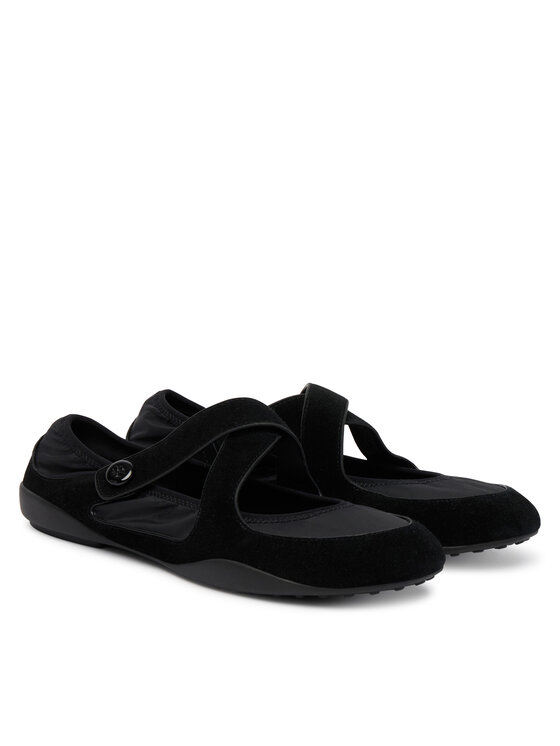 Tory Burch Балетки Tory Burch Romy Sport Mary Jane 178301 Чорний