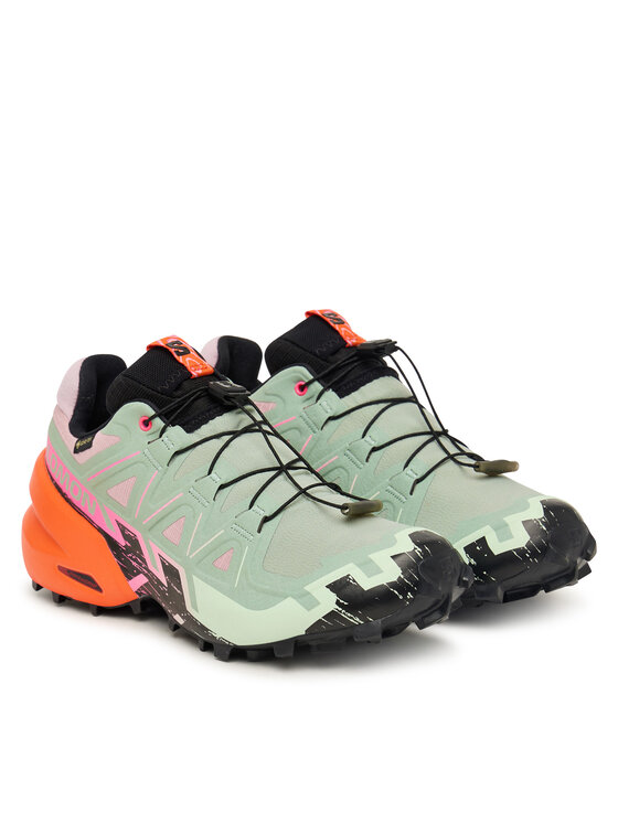 Salomon Trekkingi Salomon Speedcross 6 Gtx Icon L45486900 Zielony jasny