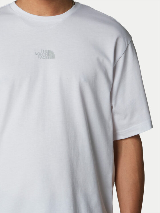 The North Face The North Face Camiseta Unisex SS Never Stop NF0A8C3A Blanco Relaxed Fit