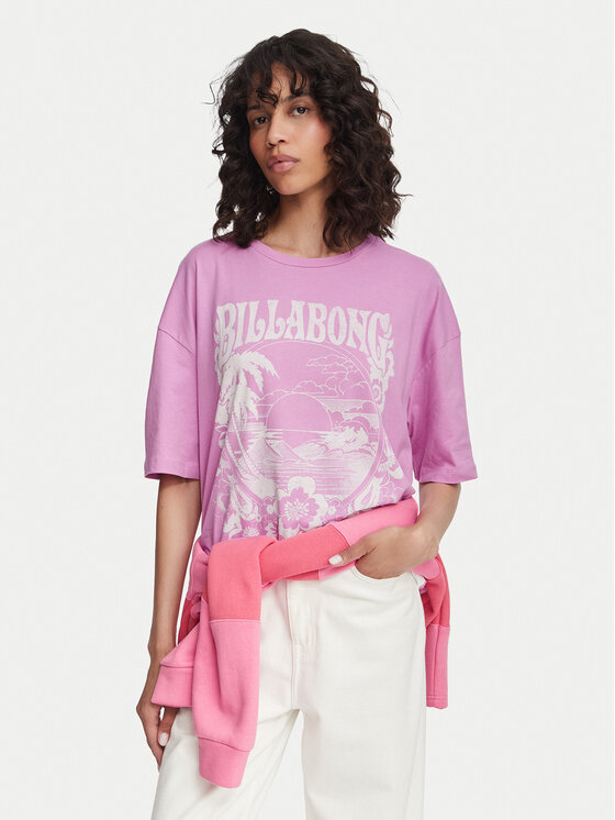 Billabong Billabong Camiseta Sweet Ride EBJZT00408 Rosa Oversize