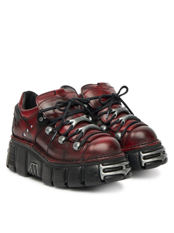 NEW ROCK Superge NEW ROCK M-120N-C67 Bordo rdeča