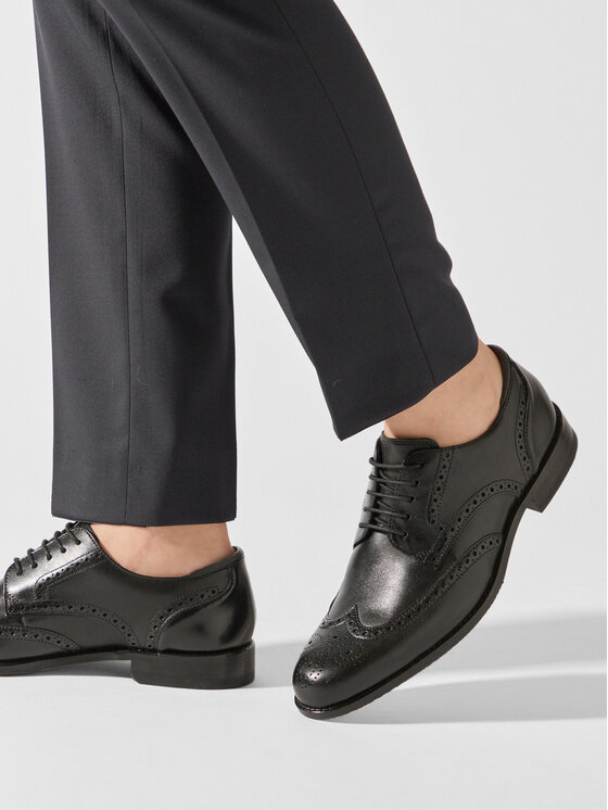 Clarks Félcipő Clarks Craft Arlo Limit 261714527 Fekete