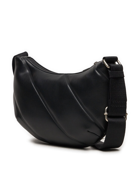 Calvin Klein Jeans Kabelka Calvin Klein Jeans Quilted Crescent Cb Bag24 K60K612370 Čierna