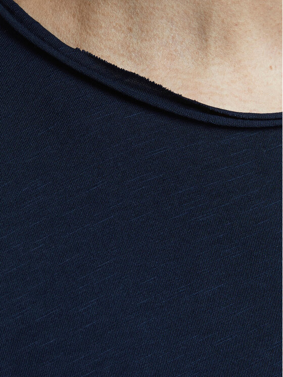 Jack & Jones Jack & Jones Marškinėliai Basher 12182498 Tamsiai mėlyna Regular Fit