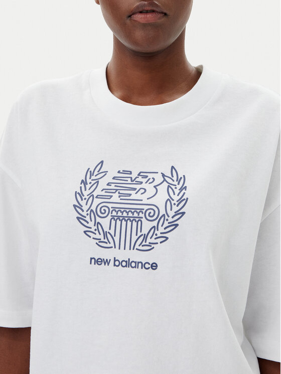 New Balance New Balance Majica WT51935 Bela Oversize
