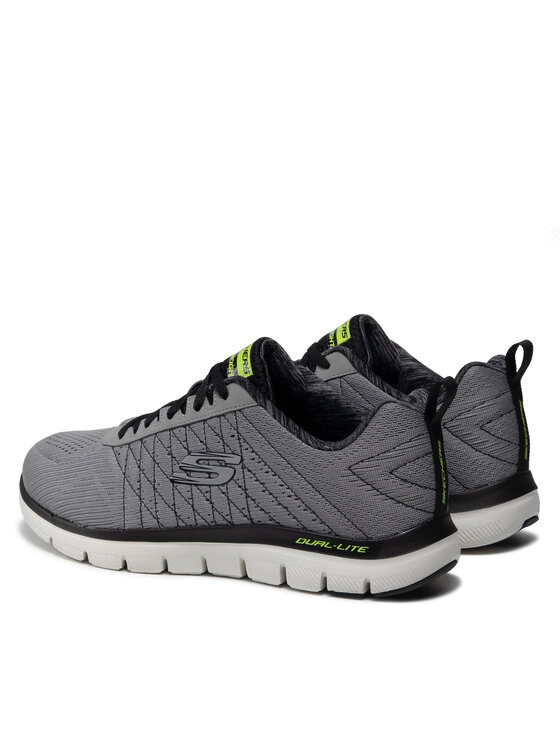 Skechers Sneakersy Skechers The Happs 52185/LGBK Šedá
