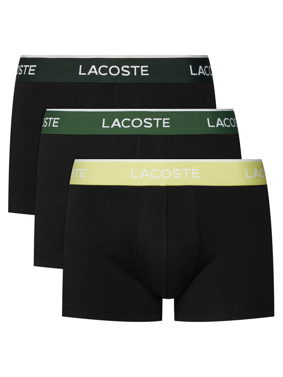 Lacoste Lacoste Conjunto de calzoncillos boxer 5H1297 Negro