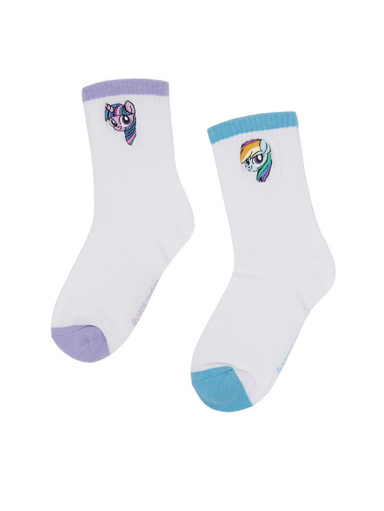 My Little Pony Довгі шкарпетки My Little Pony CEO-ACCCS-SS26-309MLP(2-PACK) Білий