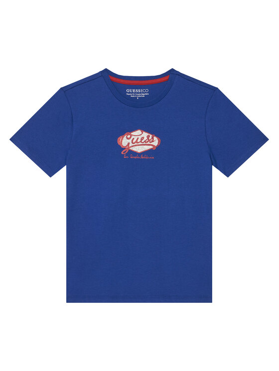 Guess Guess Camiseta L6RI02 K8HM4 Azul Regular Fit