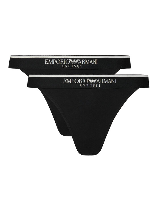 Emporio Armani Underwear Emporio Armani Underwear Conjunto de tangas EW000405 AF27298 UC001 Negro