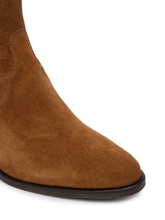 Tommy Hilfiger Botines Tommy Hilfiger Suede Western Chelsea Boot FW0FW09581 Marrón