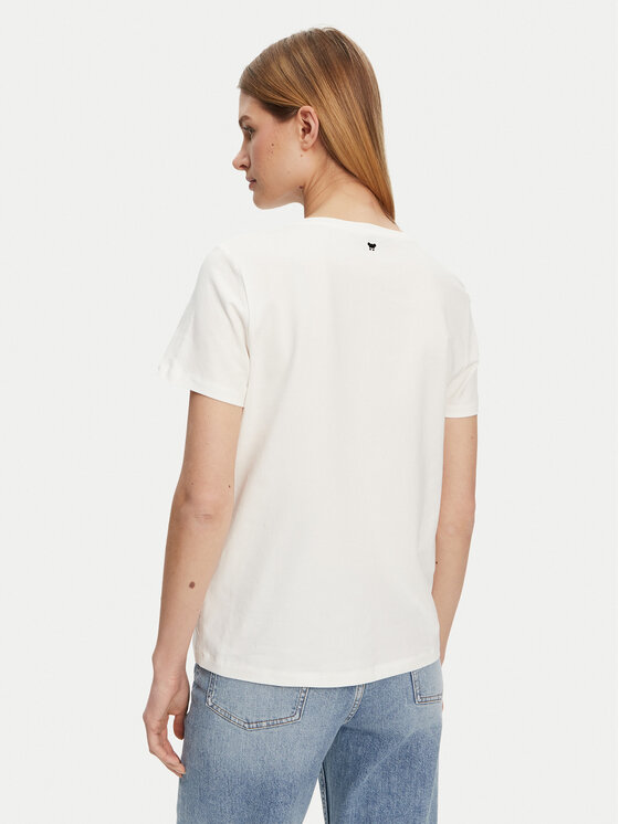 Weekend Max Mara Weekend Max Mara Футболка Bondeno 2515941112 Білий Regular Fit