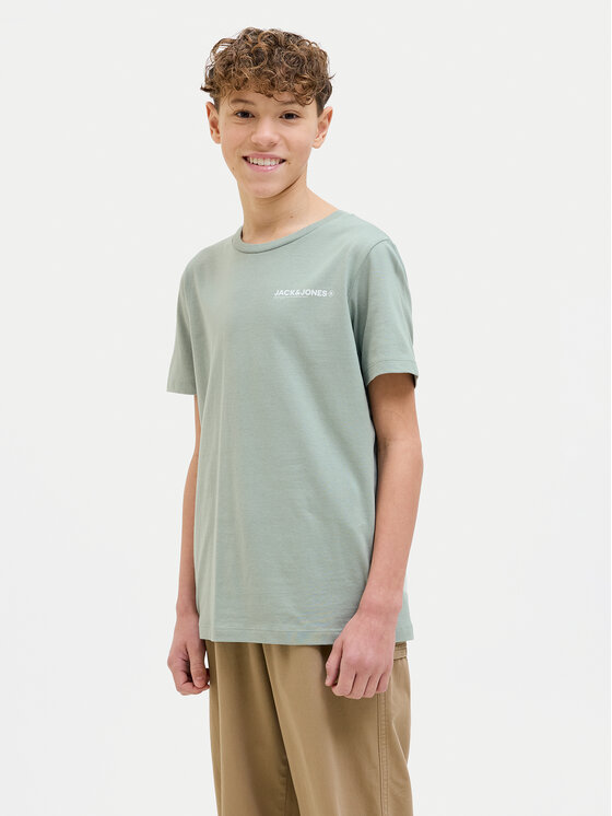Jack & Jones Junior Jack & Jones Junior Футболка Hawaii 12269831 Зелений Regular Fit