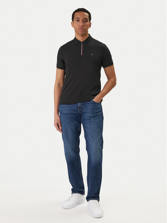Tommy Hilfiger Tommy Hilfiger Polo MW0MW41613 Negro Regular Fit