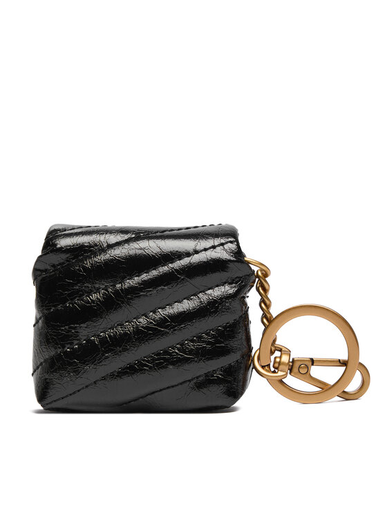 PINKO Prívesok PINKO Airpods Love Puff Microfiber Shiny Calf AI 25-26 PCPL 105869 A370 Čierna