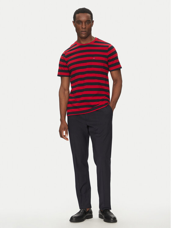 Tommy Hilfiger Tommy Hilfiger Majica Essential MW0MW37283 Rdeča Regular Fit