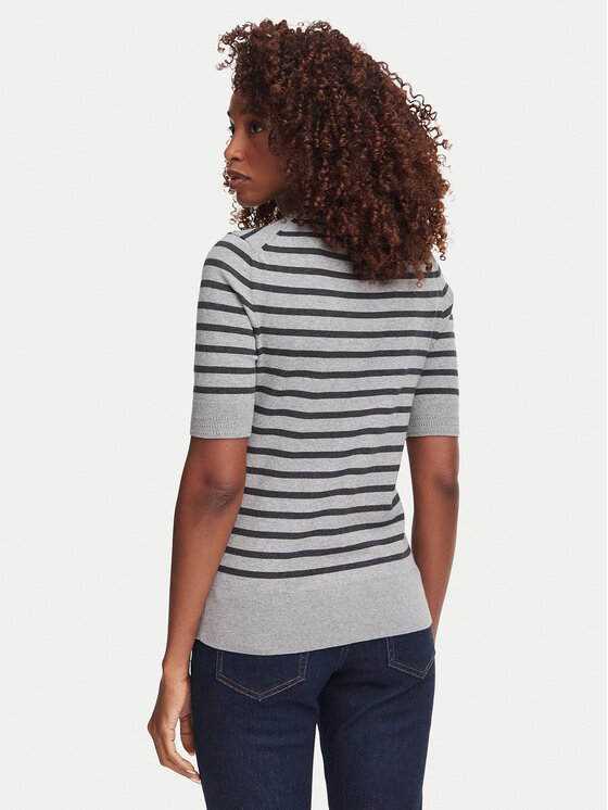 Tommy Hilfiger Tommy Hilfiger Camiseta WW0WW49705 Gris oscuro Slim Fit