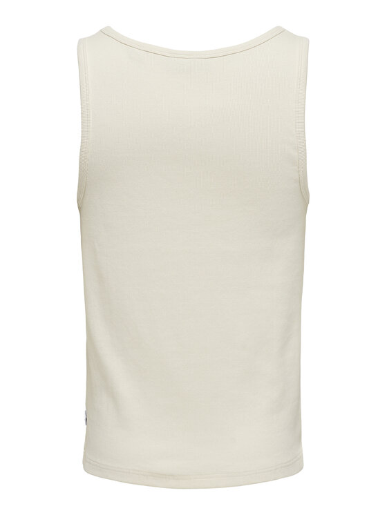 Only & Sons Only & Sons Майка Tanner 22030217 Écru Regular Fit