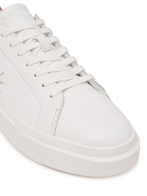 Calvin Klein Zapatillas Calvin Klein Chunky Cupsole Laceup Lth YM0YM01344 Blanco