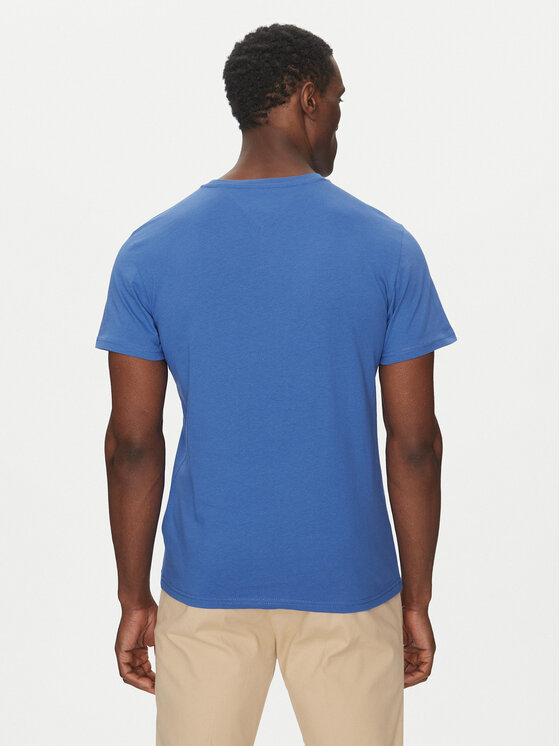Tommy Jeans Tommy Jeans Póló Essential DM0DM20740 Kék Slim Fit