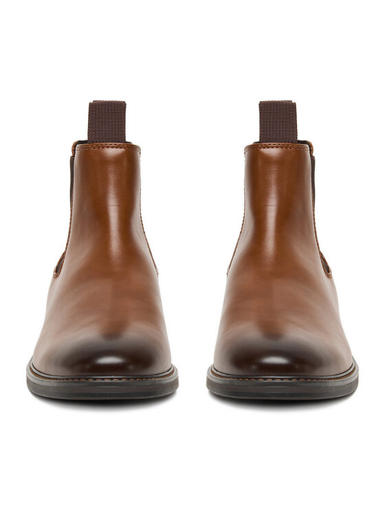 Lanetti Kotníková obuv s elastickým prvkem Lanetti CEO-1853 124AM Hnědá