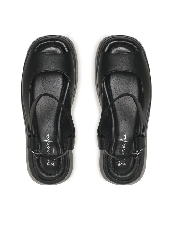 Maciejka Sandále Maciejka 06070-01/00-1 Čierna