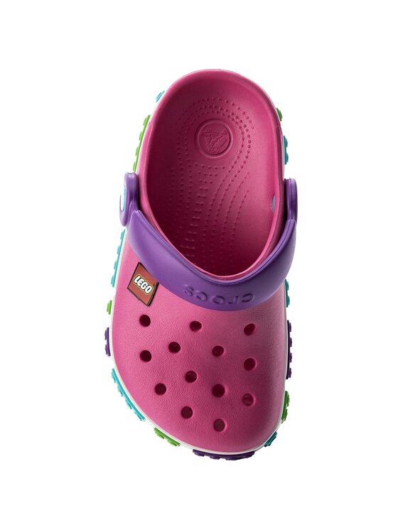 Crocs Šlepetės Crocs Crocband Kids Lego Clog 12080 Rožinė