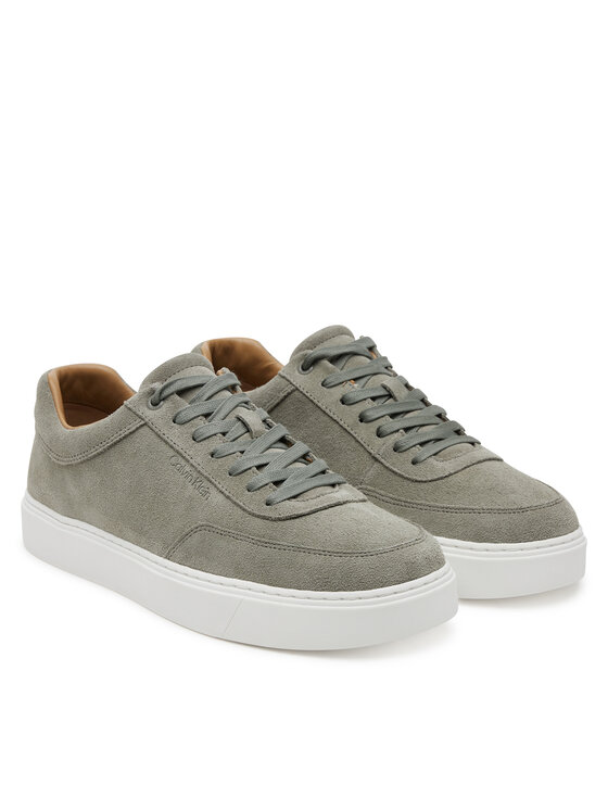 Calvin Klein Laisvalaikio batai Calvin Klein Clean Cup Low Laceup Oxf Su HM0HM01880 Žalia