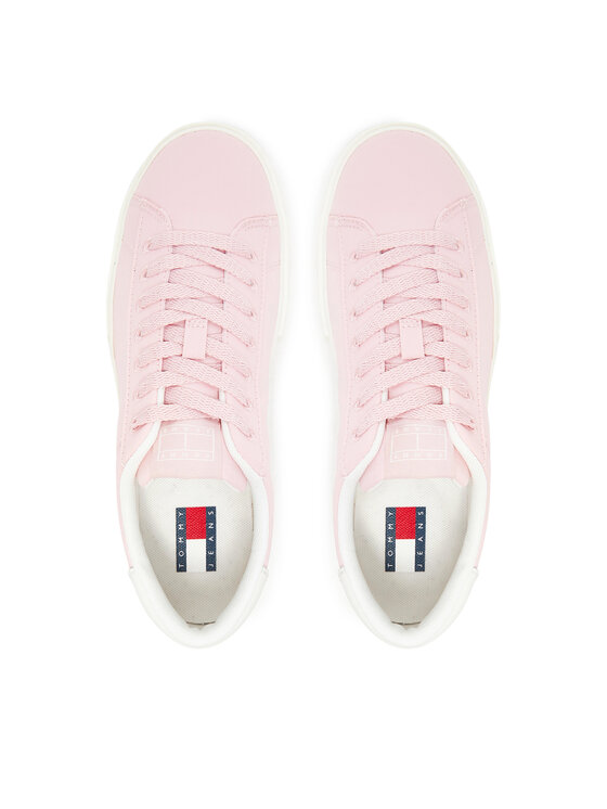 Tommy Jeans Sneakersy Tommy Jeans Tjw Flatform Sneaker EN0EN02819 Růžová