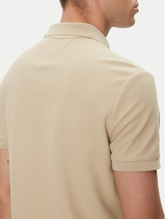 Tommy Hilfiger Tommy Hilfiger Polo majica MW0MW33167 Bež Regular Fit