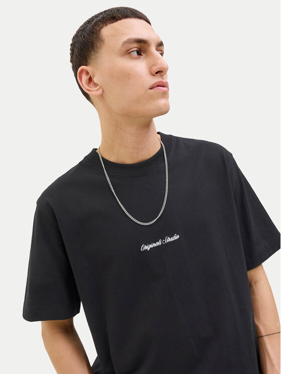 Jack & Jones Jack & Jones Camiseta Norrebro 12282892 Negro Relaxed Fit