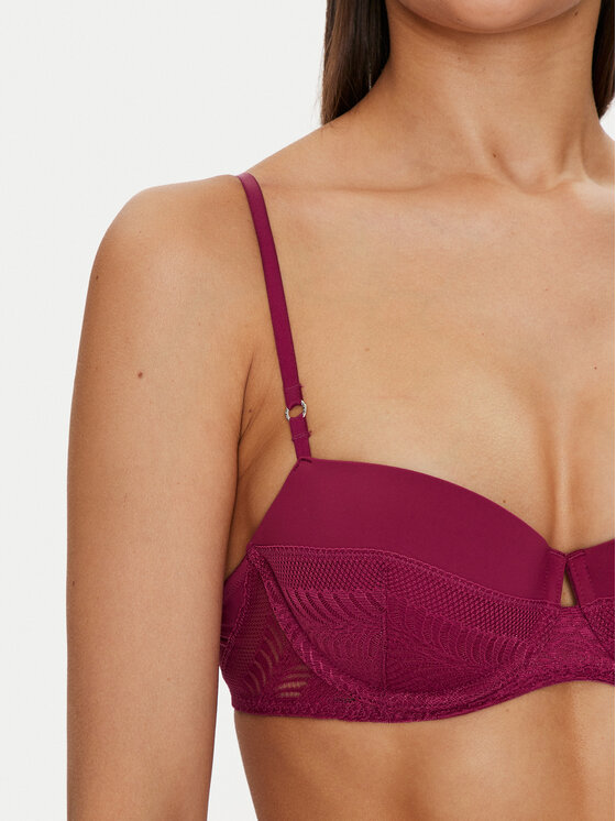 Calvin Klein Underwear Calvin Klein Underwear Pusiau dengta (balcony bra) liemenėlė 000QF7543E Violetinė