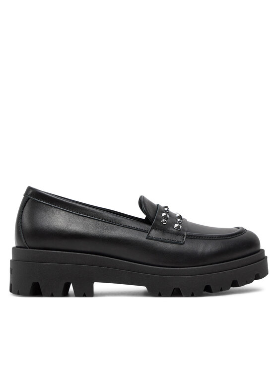 TWINSET лоуфъри с дебела подметка TWINSET Mocassino 242GCJ024 Черен