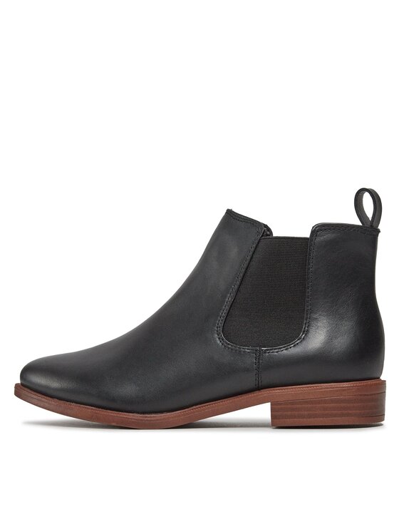 Clarks Челсі Clarks Taylor Shine 261119654 Чорний
