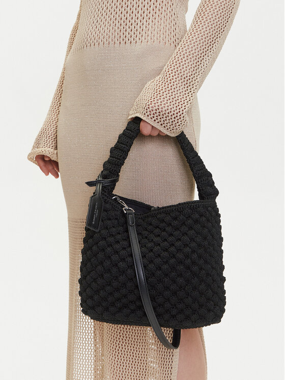 Gianni Chiarini Ročna torba Gianni Chiarini Bella BS 11576 TRCBBL Črna