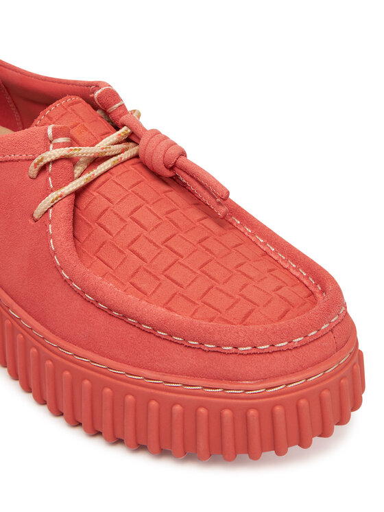 Clarks Туфлі Clarks Torhill Bee 26181187 Кораловий