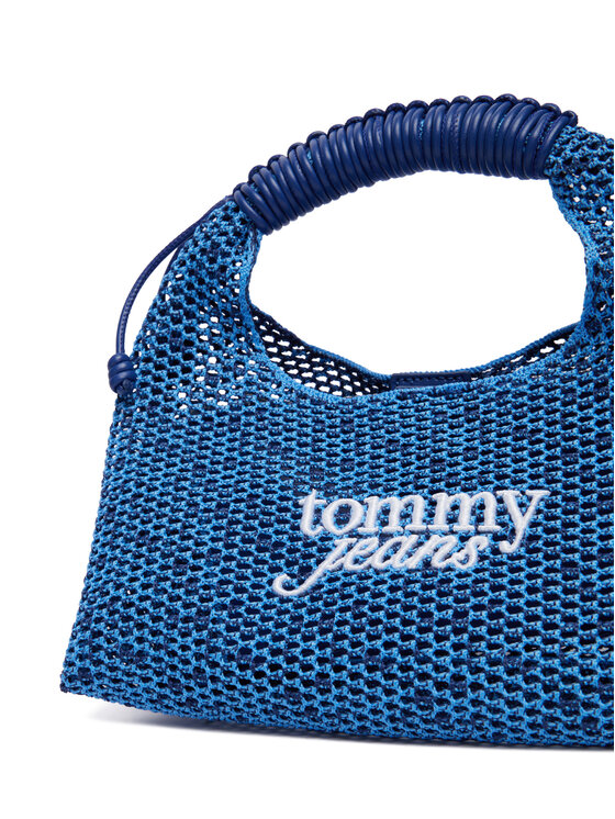 Tommy Jeans Дамска чанта Tommy Jeans Tjw Summer Crochet Crossover AW0AW18779 Син