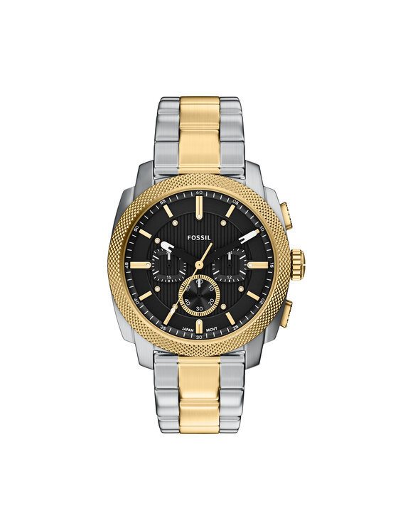 Fossil Годинник Fossil Machine Chrono FS6159 Золотий