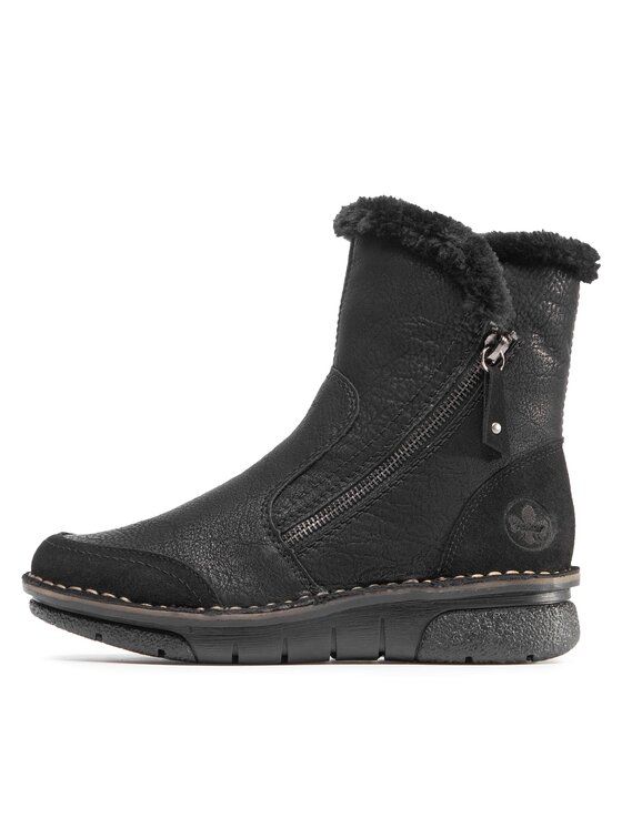 Rieker Botine Rieker 73371-00 Negru