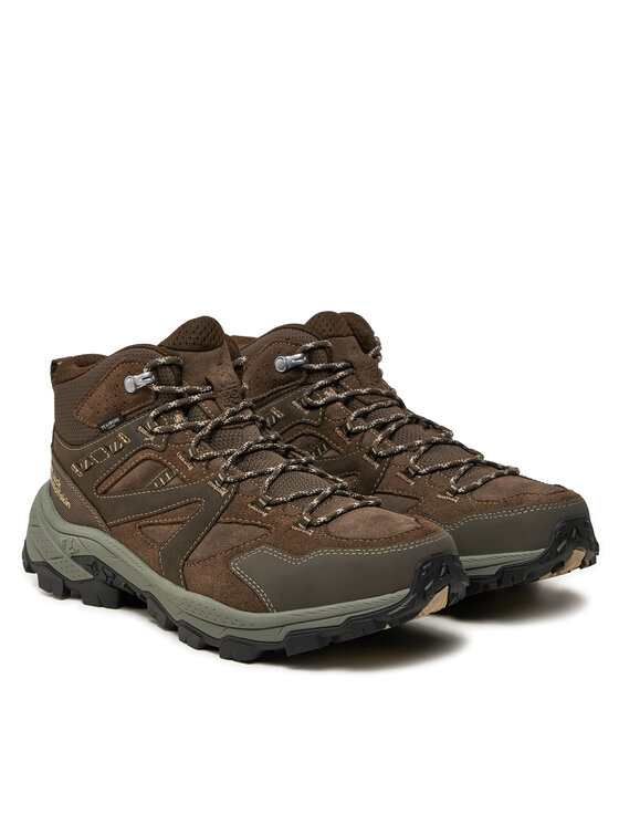 Jack Wolfskin Botas de trekking Jack Wolfskin Vojo Tour Lt Mid M A62074 Marrón