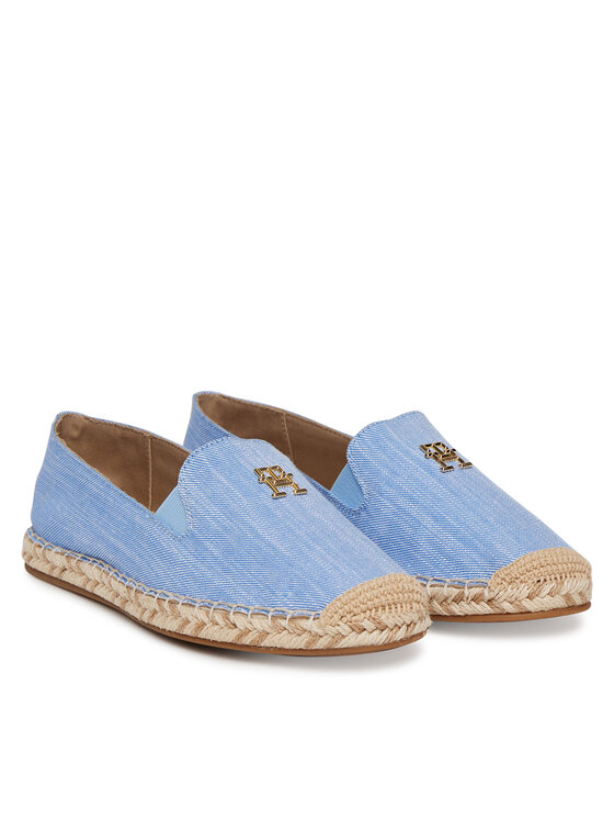 Tommy Hilfiger Espadrile Tommy Hilfiger Chambray Espadrille FW0FW08539 Albastru