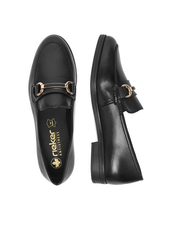 Rieker Loafersy Rieker CEO-46262-01 Czarny