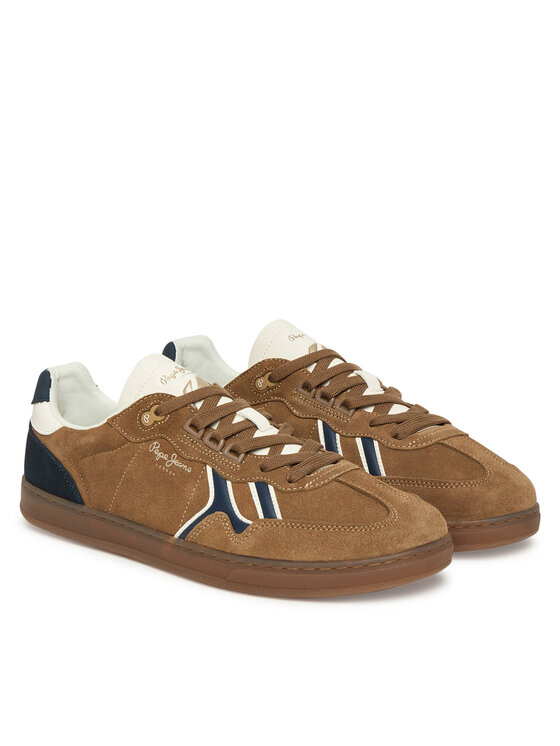 Pepe Jeans Снікерcи Pepe Jeans Ball Mix M PMS000009 Коричневий